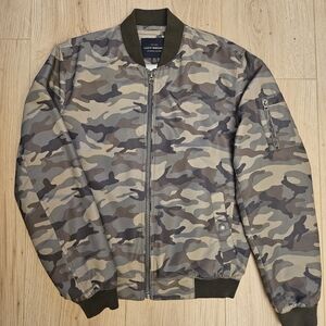 Lucky Brand Men's Camo Bomber Jacket